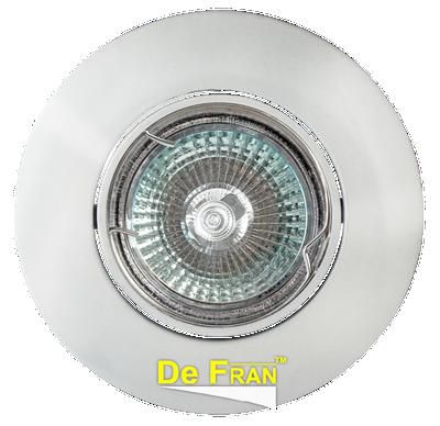 Точечный светильник De Fran FT 203 W "Поворотный в центре" белый MR16 1 x 50 вт