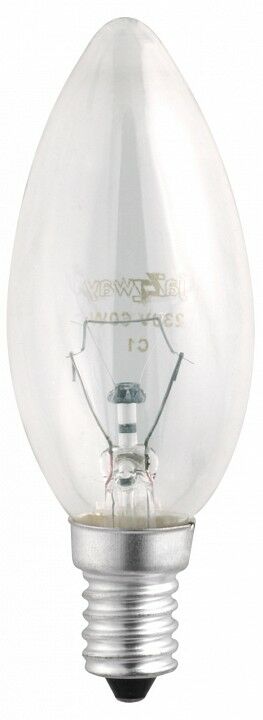 Лампа накаливания Jazzway B35 240V 60W E14 clear