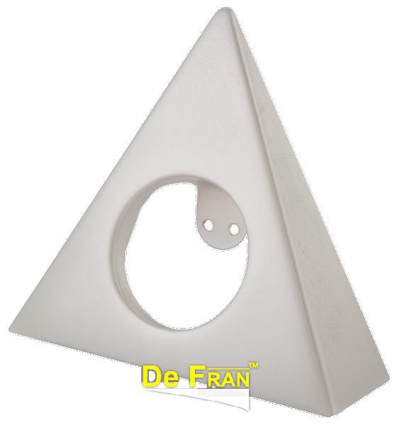Корпус De Fran FT 9251 PW Треугольник накладной перламутровый белый