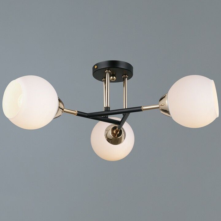 Люстра на штанге Illumico LIBRA IL0689-3CSQ-24 BK FGD LIBRA