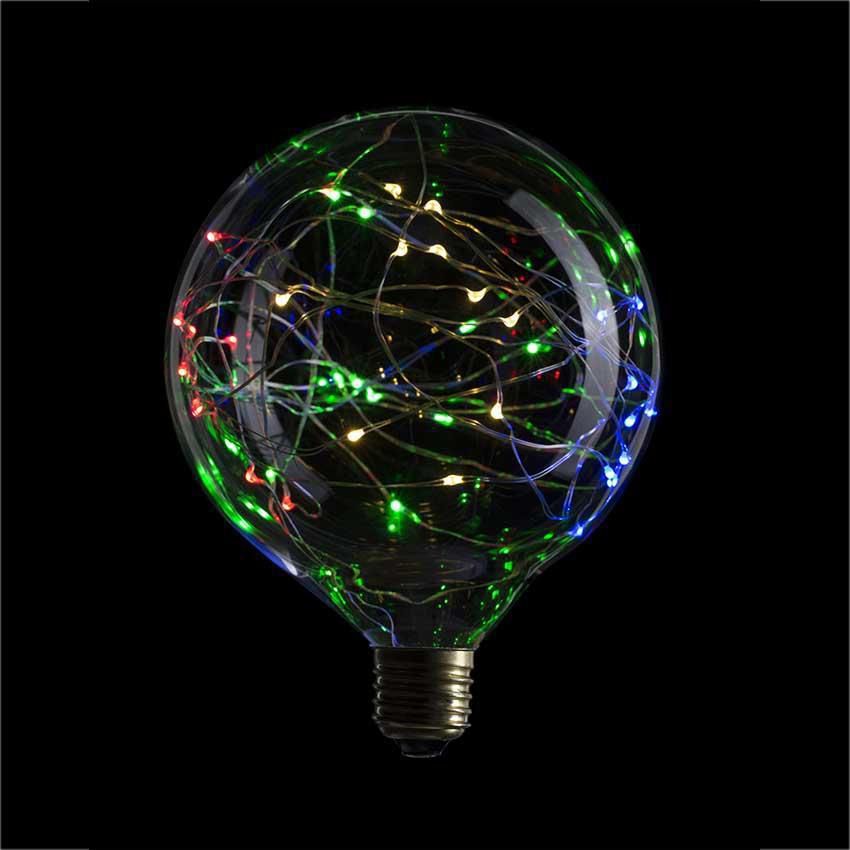  Sun Lumen Лампа светодиодная филаментная E27 1,5W RGB прозрачная 057-059