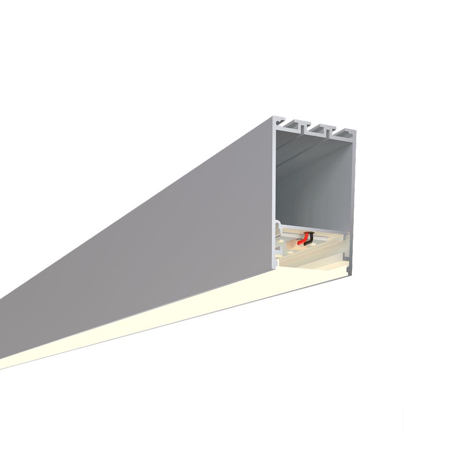  6063 Линейный светильник LINE5070-П NoPS (Anod/1250mm/LT70 — 4K/47,5W) — БЕЗ БП