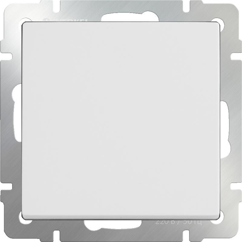  Werkel Выключатель одноклавишный (белый) WL01-SW-1G
