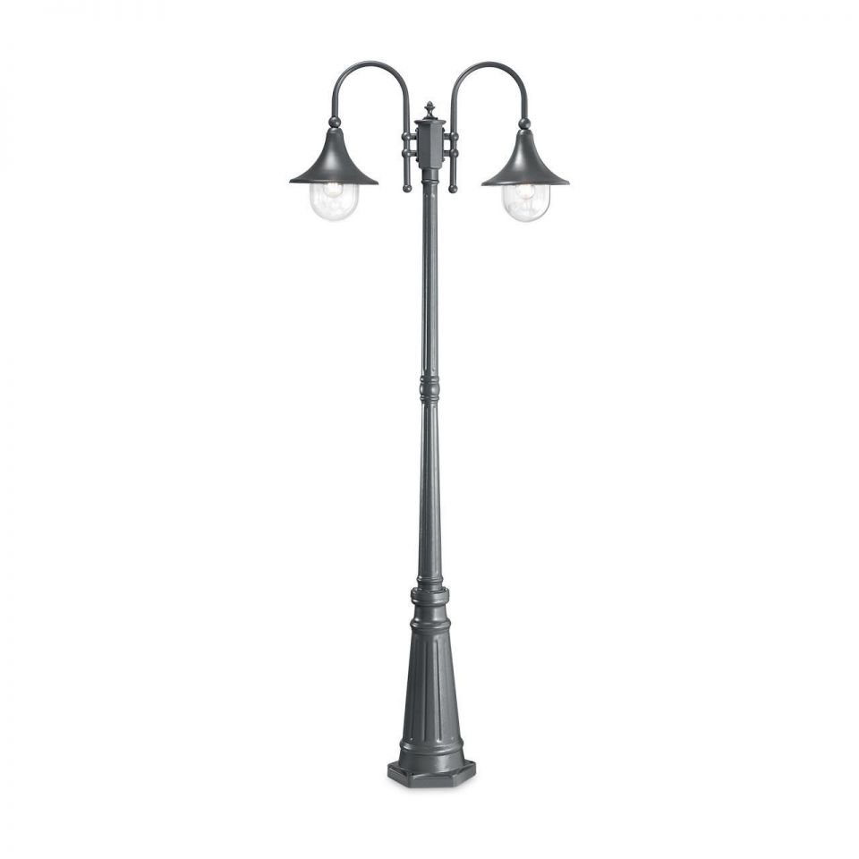 Садово-парковый светильник Ideal Lux Cima PT2 Antracite