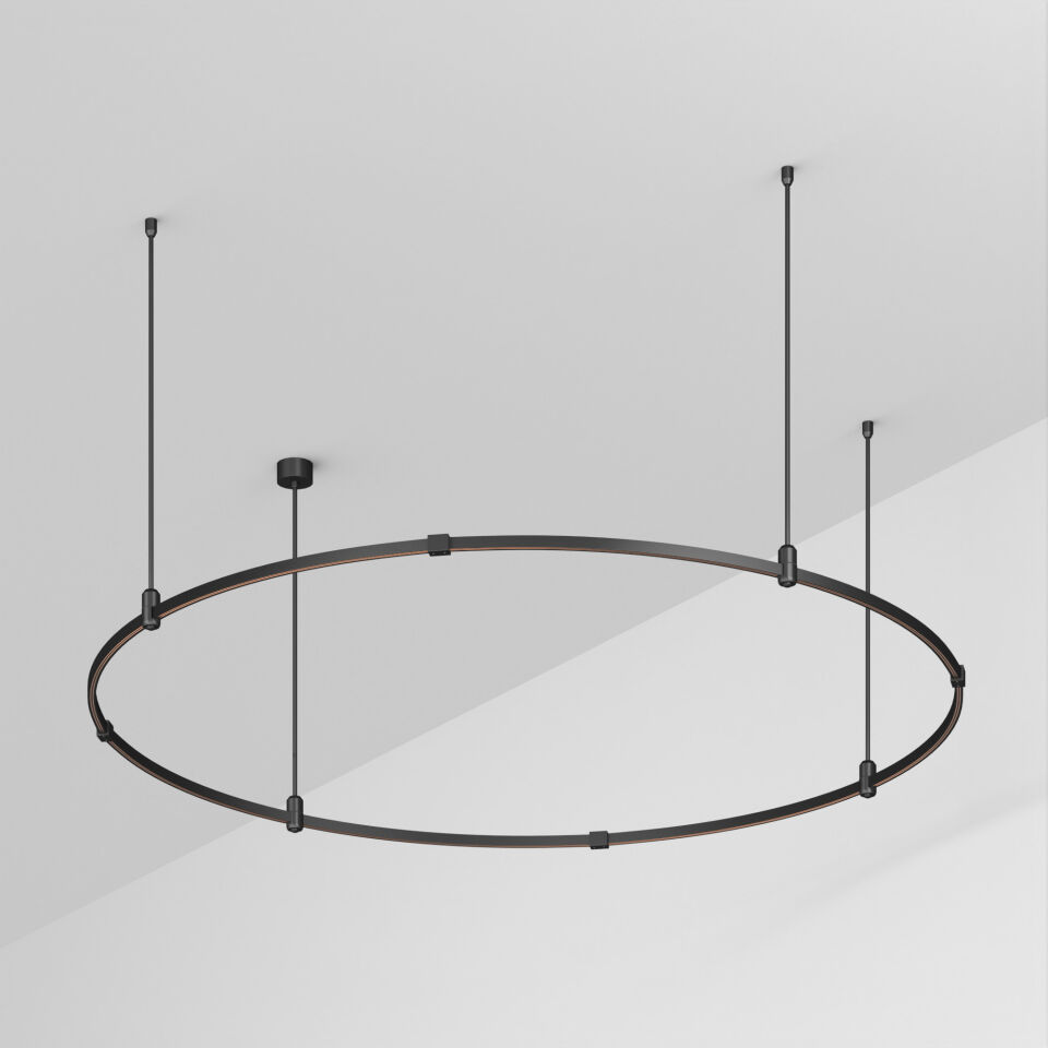 Трек ART-APRIORI-ROUND-ROD-800-R1800 (BK) ( Arlight , IP20 Металл, 3 года)