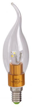 Лампа светодиодная Jazzway PLED-CA37 CLEAR GOLD 3w 3000K 250 Lm E14 230/50