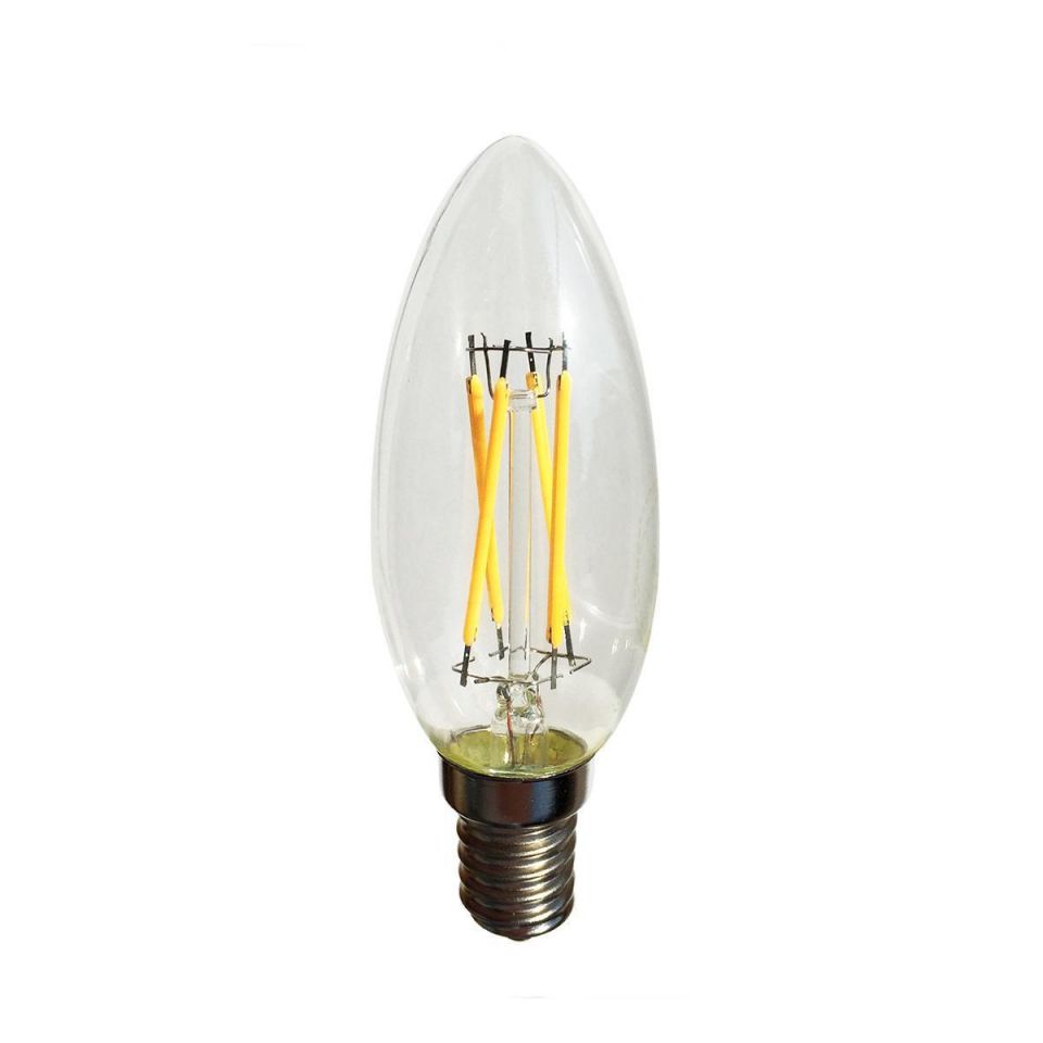  Sun Lumen Лампа светодиодная филаментная E14 4W прозрачная 056-830