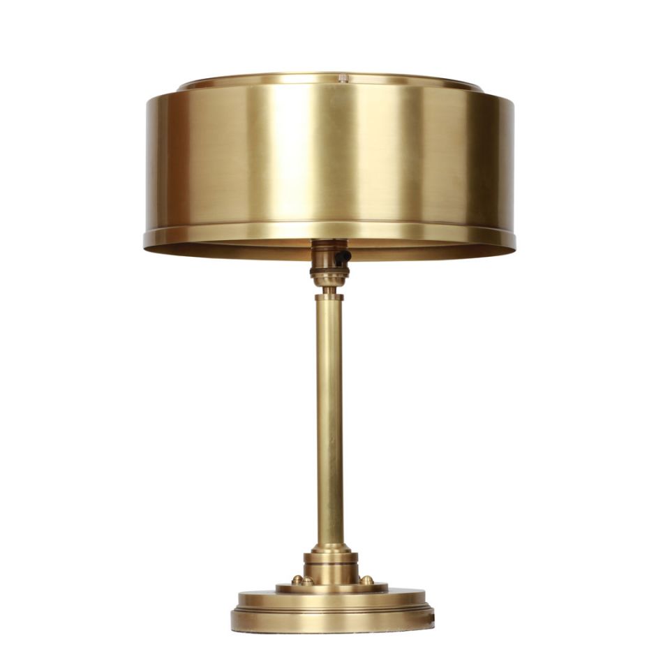 Настольная лампа Cloyd BORGER T1 / выс. 51 см - латунь (арт.30022)