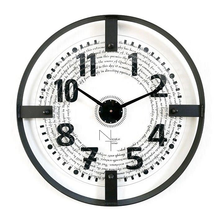  Nicole Time Настенные часы (61x5 см) NT154
