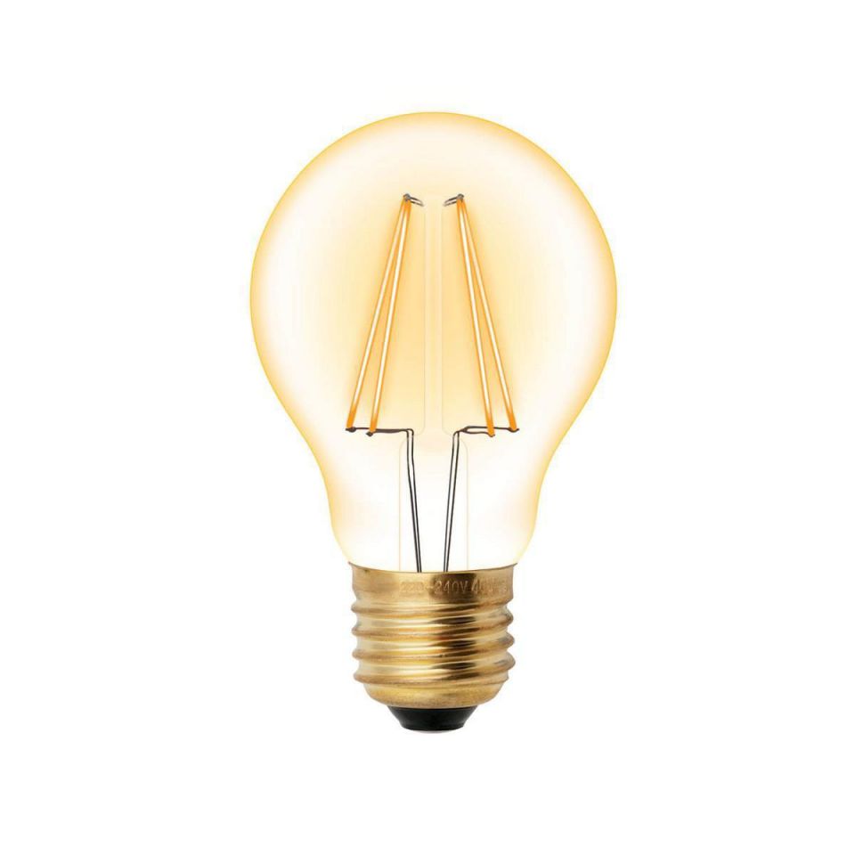 Лампа светодиодная Uniel LED-A60-6W/GOLDEN/E27 GLV21GO