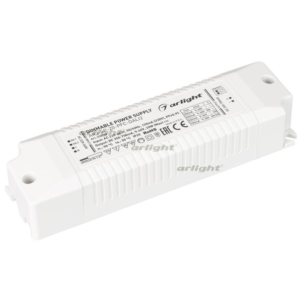  Arlight Блок питания ARJ-SP-20-PFC-DALI2 (20W, 350-700 mA)