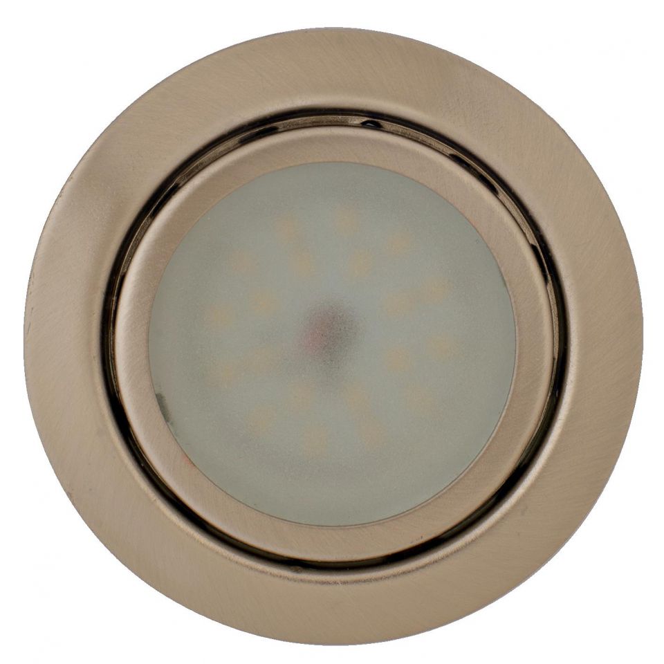 Точечный светильник De Fran FT 9223 SMD SN светодиодный SMD-24шт, 180Лм, свет белый сатин-никель 24*SMD LED 2,4 вт