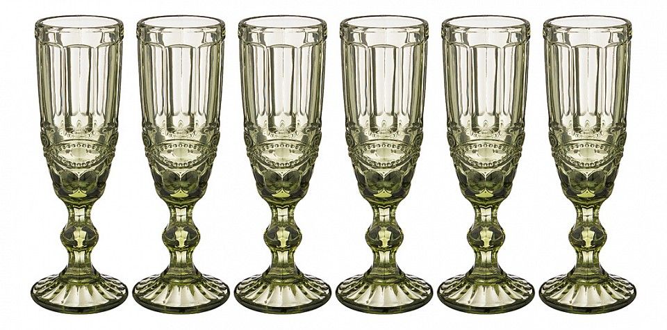  Lefard Набор из 6 бокалов для шампанского Серпентина 781-101