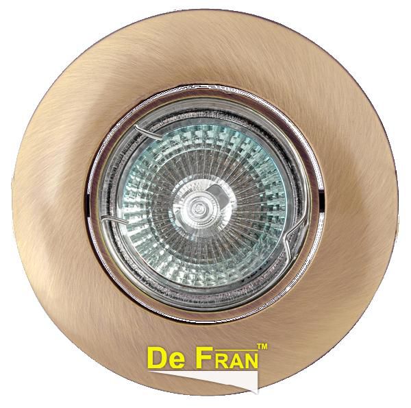 Точечный светильник De Fran FT 203 GAB "Поворотный в центре" бронза MR16 1 x 50 вт