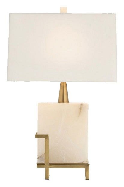 Настольная лампа декоративная Imperiumloft Art-Deco White marble 43,117
