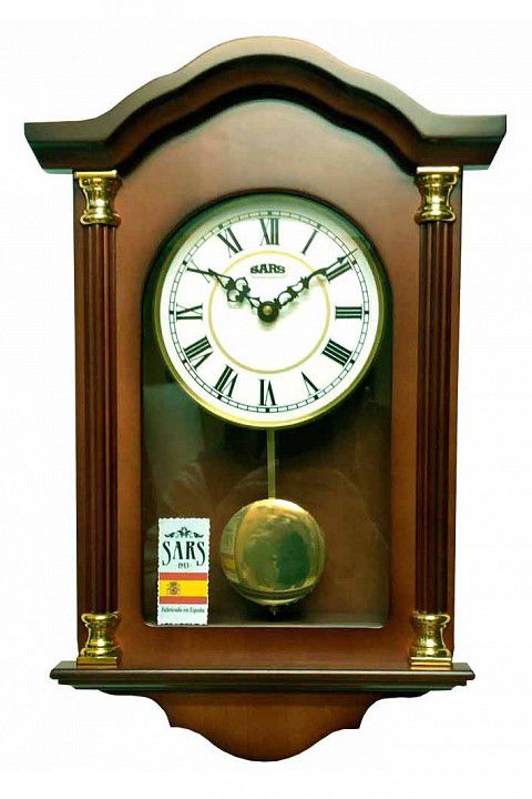 Настенные часы (26x14x40 см) SARS 8536-15 Walnut