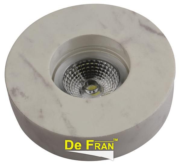 Точечный светильник De Fran FT 430 WT из искусственного камня с покрытием цвет-светлый камень MR16 1 x 50 вт