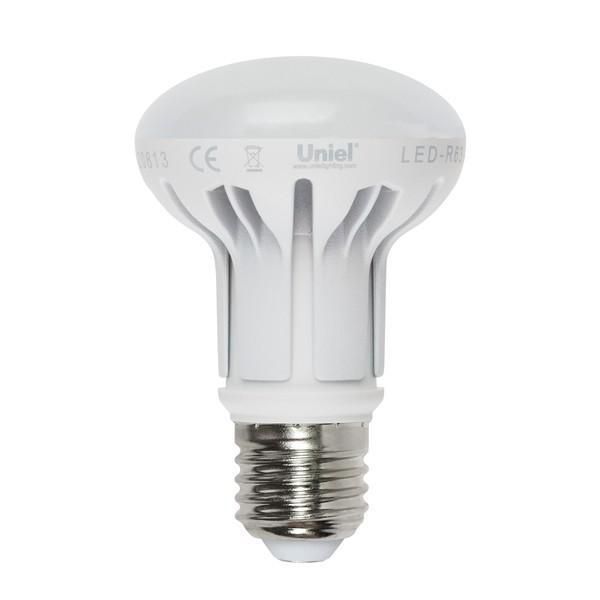  Uniel Лампа светодиодная рефлекторная (08399) E27 11W 3000K матовая LED-R63-11W/WW/E27/FR