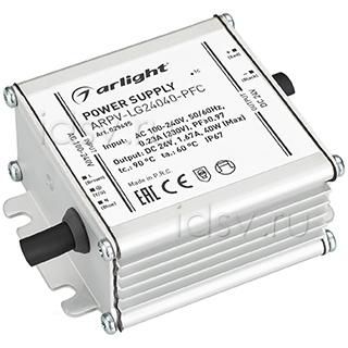  Arlight Блок питания ARPV-LG24040-PFC (24V, 1.67A, 40W)