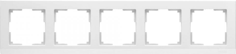  Werkel Рамка Stark на 5 постов (белый) WL04-Frame-05-white