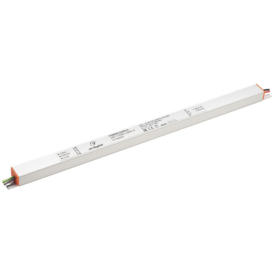 Блок питания ARV-12048-LONG-D (12V, 4A, 48W) ( Arlight , IP20 Металл, 3 года)