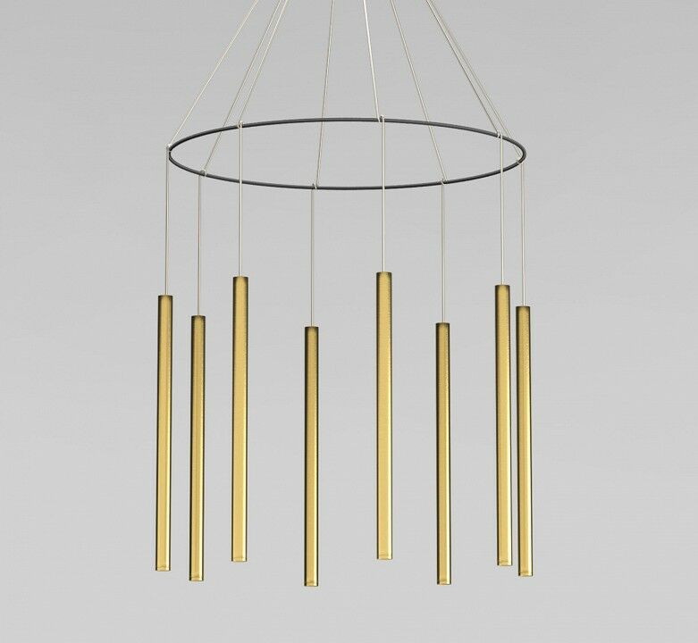 Подвесная люстра Eurosvet 301101 LED латунь