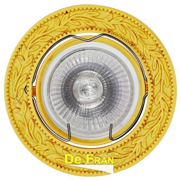 Точечный светильник De Fran FT 1131 G золото MR16 1 x 50 вт