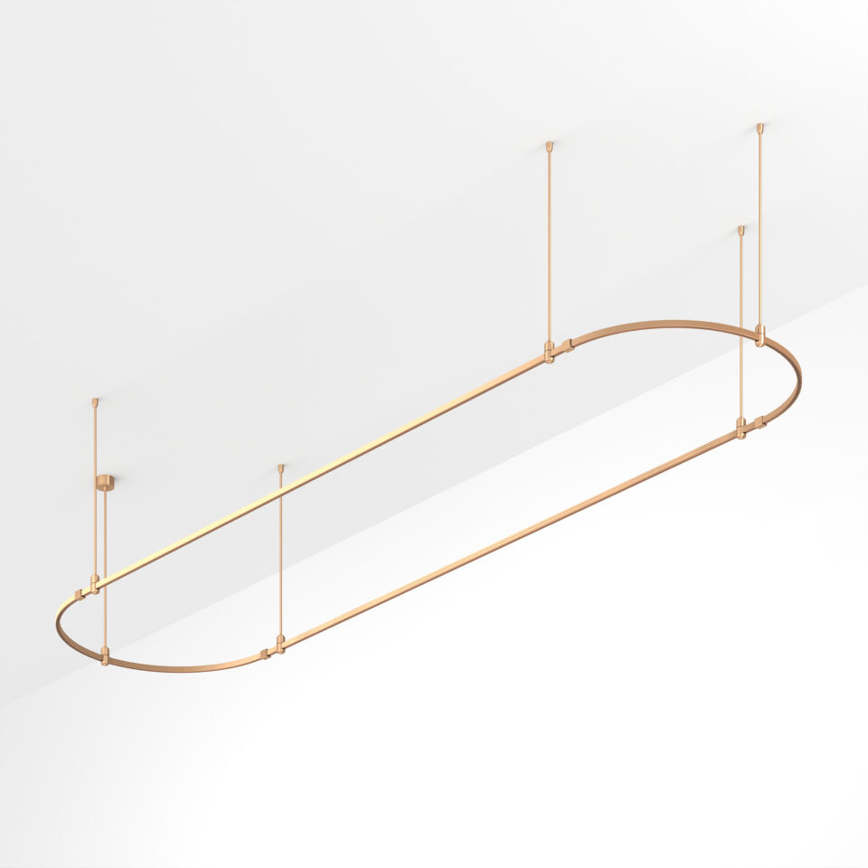 Трек ART-APRIORI-OVAL-ROD-800-4000x1000 (GD) ( Arlight , IP20 Металл, 3 года)