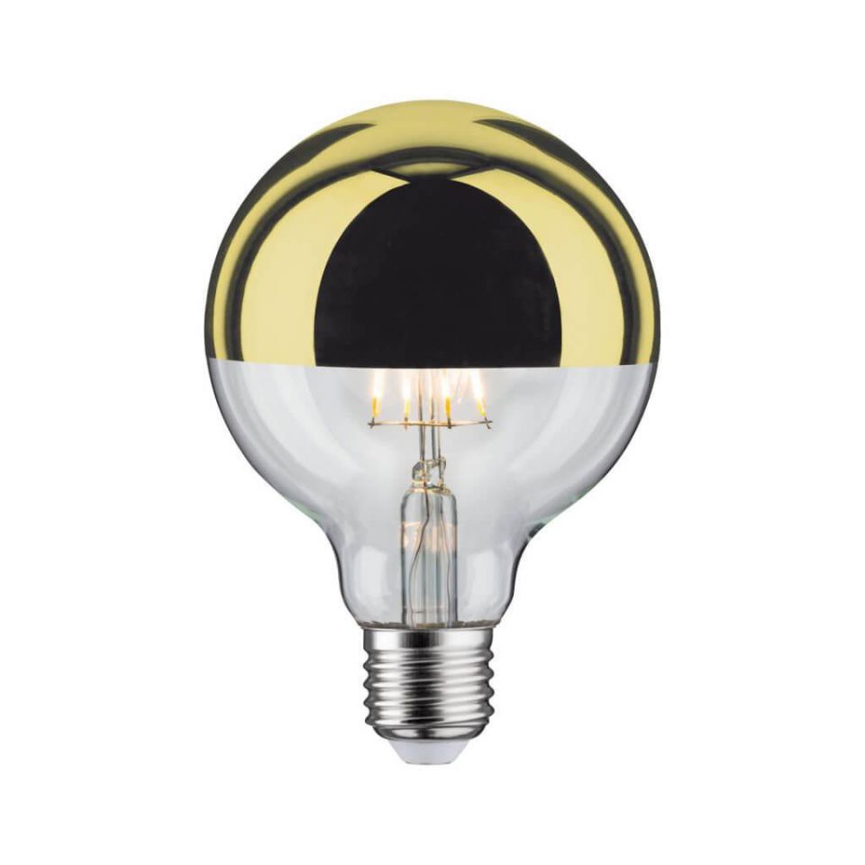  Paulmann Лампа светодиодная диммируемая E27 6W 2700K шар золотистый 28545