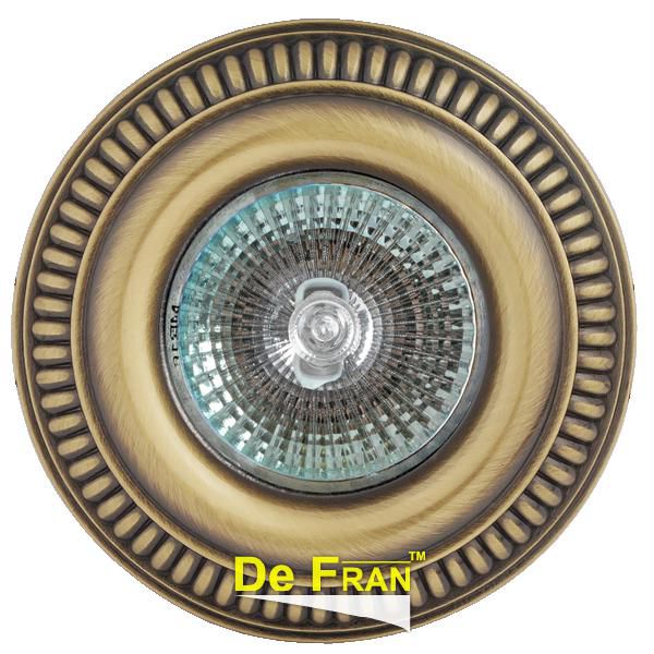 Точечный светильник De Fran SD-115 GAB "Неповоротный круглый" бронза MR16 1 x 50 вт