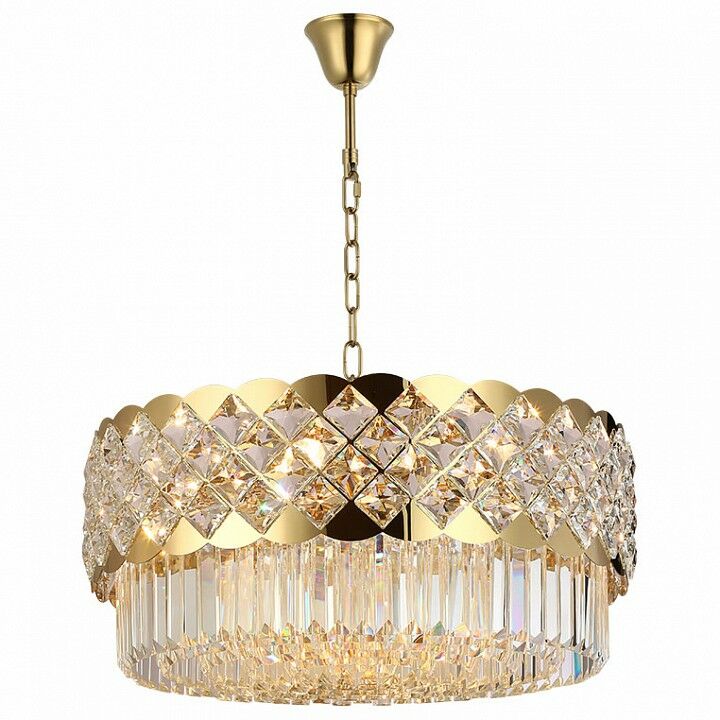 Подвесная люстра Newport ASHLEY 8300/60 C gold polished