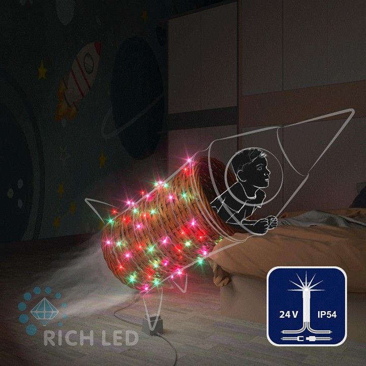  Rich LED Гирлянда Нить RL-S10CF-24V-T RL-S10CF-24V-T/RGP