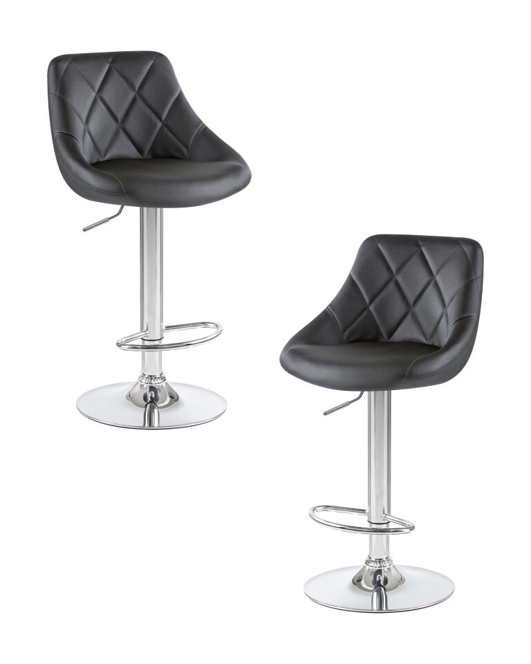 Набор 2 шт Стул барный Dobrin LOGAN, чёрный