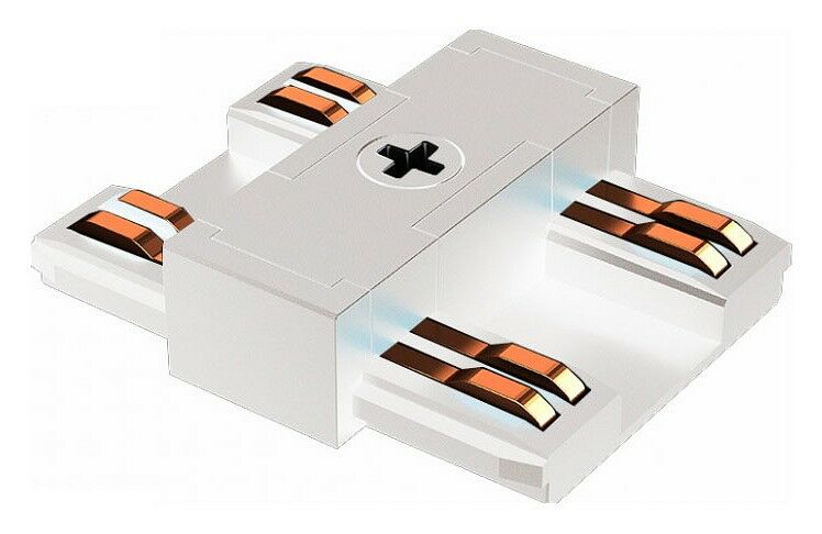 Соединитель линейный для треков iLedex Technical VISION48/25 POWER CONNECT 4825-WH