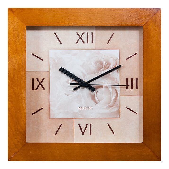  Салют Настенные часы (31.2x4.5x31.2 см) ДС-2АА27-444