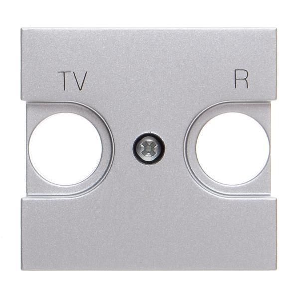 Лицевая панель ABB Zenit розетки TV-R серебро N2250.8 PL