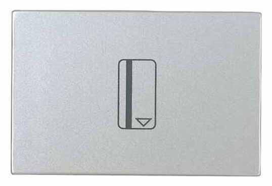 Выключатель карточный ABB Zenit 16A 250V серебро N2214.1 PL