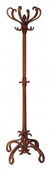  Мебелик Вешалка-стойка В-4Н средне-коричневая