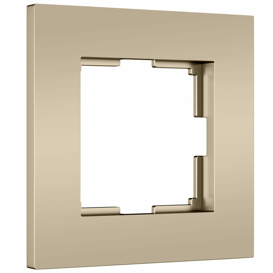  Werkel W0012911/ Рамка на 1 пост Slab (шампань софт) W0012911