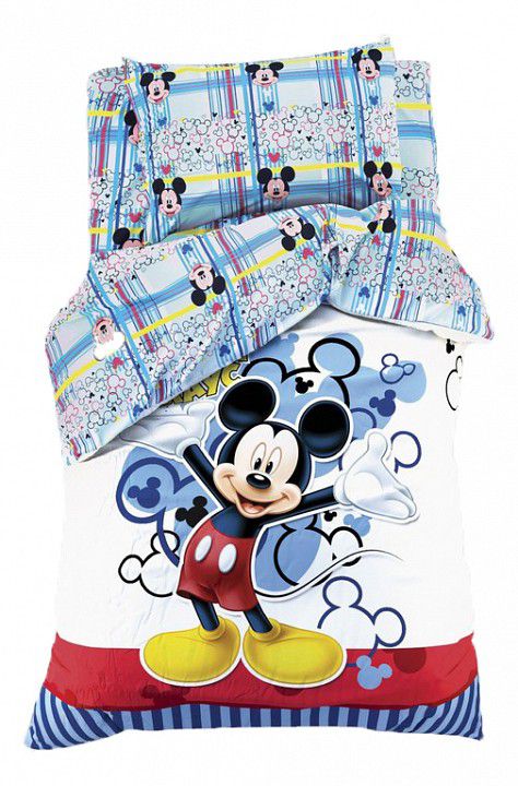  Disney Постельное белье полутораспальное Микки Маус