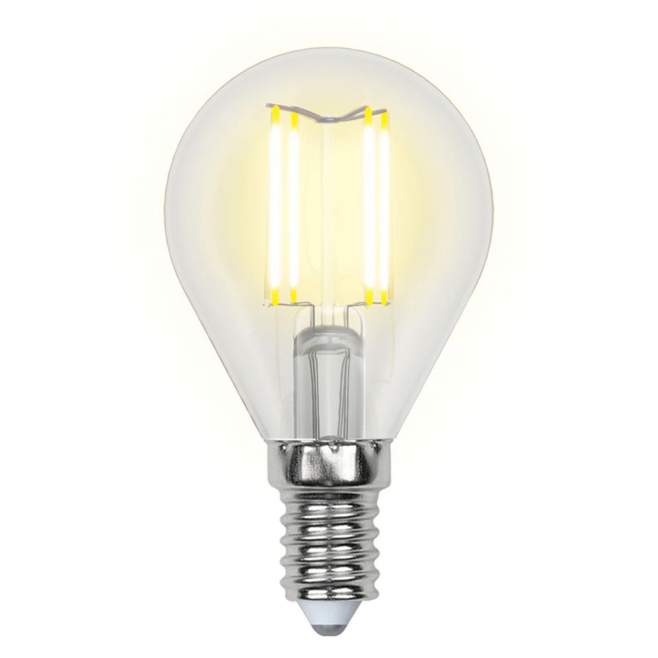 Лампа светодиодная Uniel LED-G45-6W/NW/E14/CL GLA01TR картон