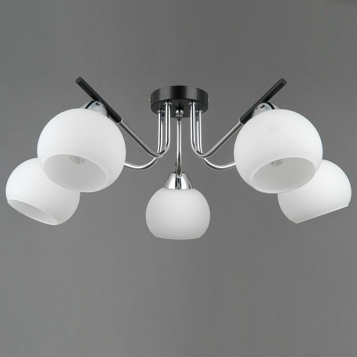 Потолочная люстра Illumico LIBRA IL0713-5CSQ-24 BK CR LIBRA