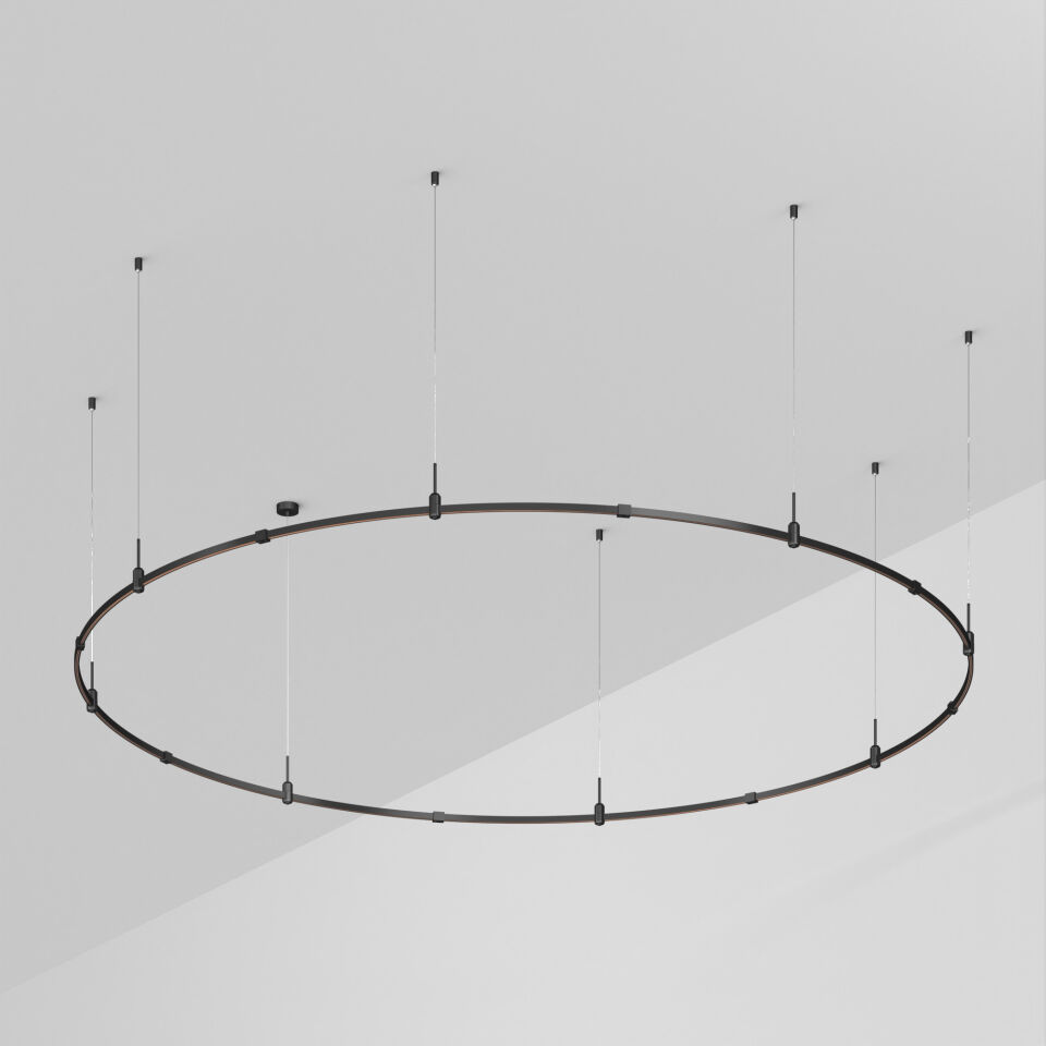 Трек ART-APRIORI-ROUND-HANG-R3000 (BK) ( Arlight , IP20 Металл, 3 года)
