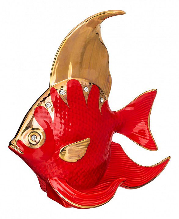  Lefard Статуэтка (27 см) Красная рыбка 58-1044