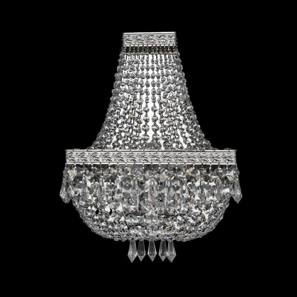 Настенный светильник Bohemia Ivele Crystal 19272B/H1/25IV Ni