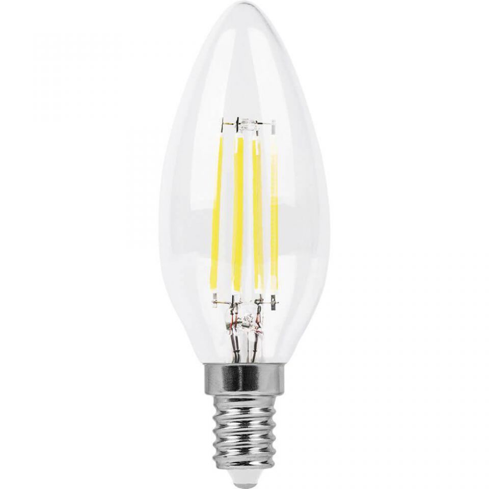 Лампа светодиодная Feron E14 9W 4000K Свеча Матовая LB-73 25958