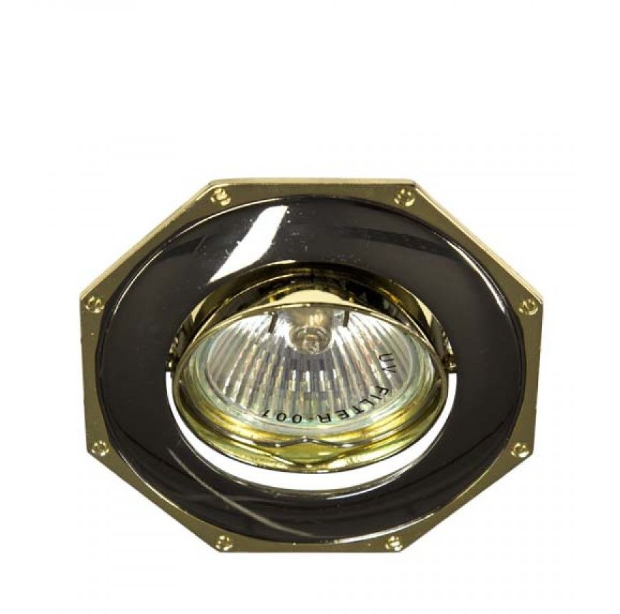 Точечный светильник Feron 17572 305T-MR16 GU5,3 черное-золото