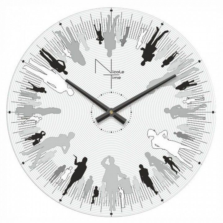 Настенные часы (50 см) Nicole Time 