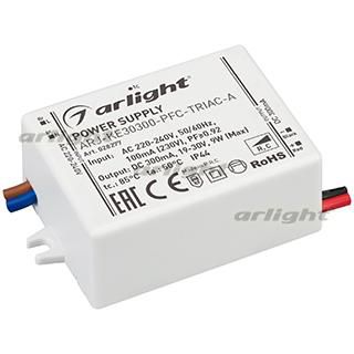  Arlight Блок питания ARJ-KE30300-PFC-TRIAC-A (9W, 300mA)