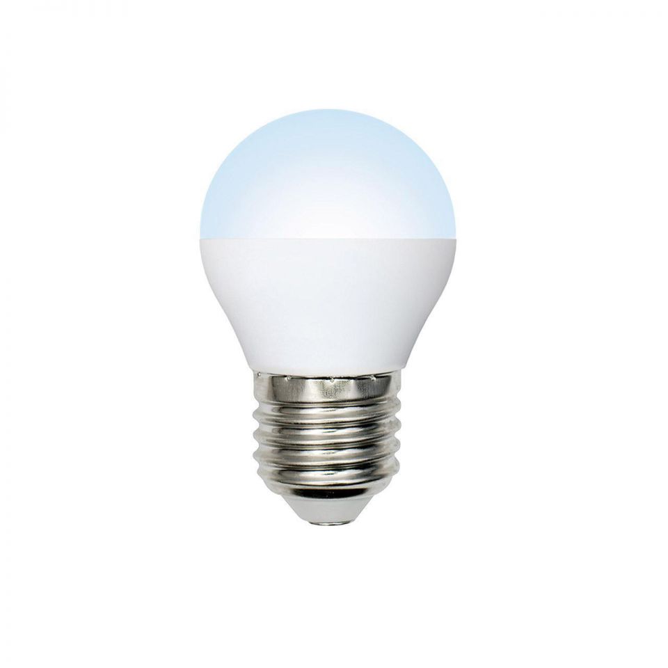 Лампа светодиодная Volpe LED-G45-6W/DW/E27/FR/O картон